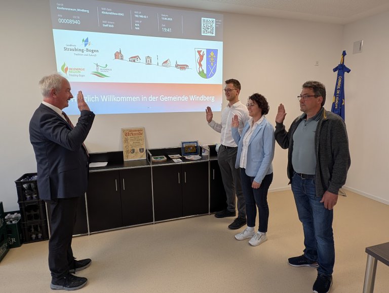 Vereidigung neue GR Windberg